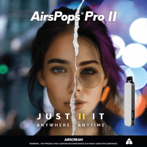 Airscream Airspops Pro II 氣泡2代可調瓦電子煙主機空倉煙彈官網：圖片 3